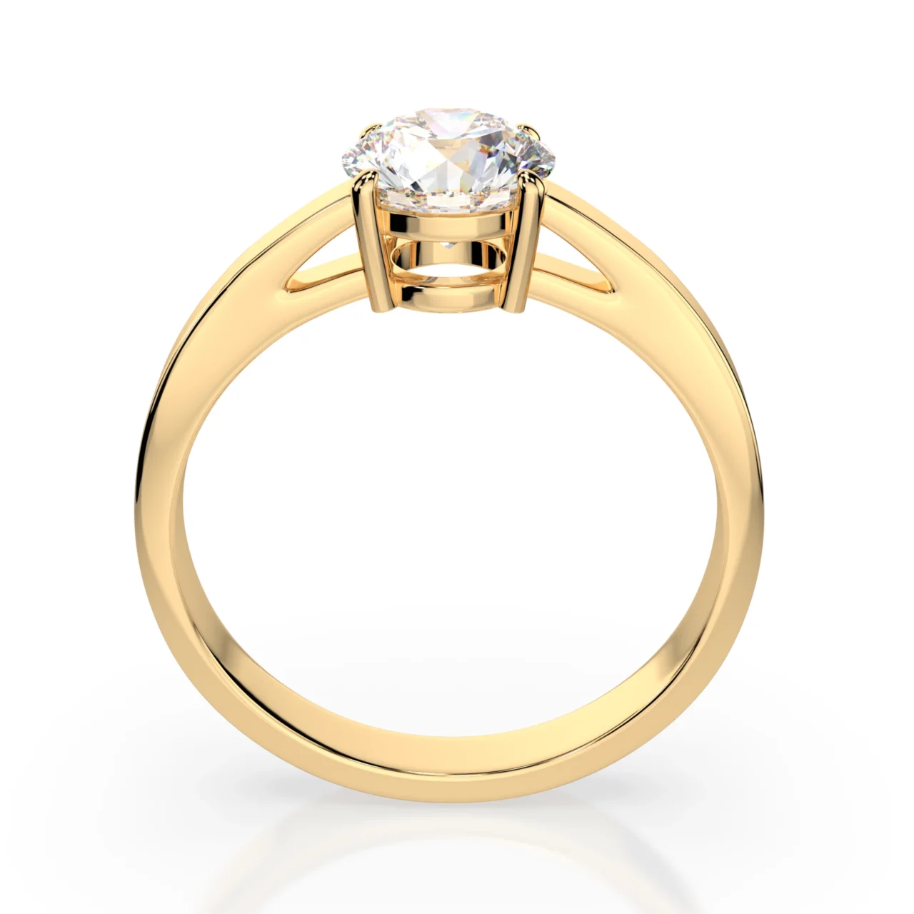 Каблучка Солітер 0.7 ct — фото 4