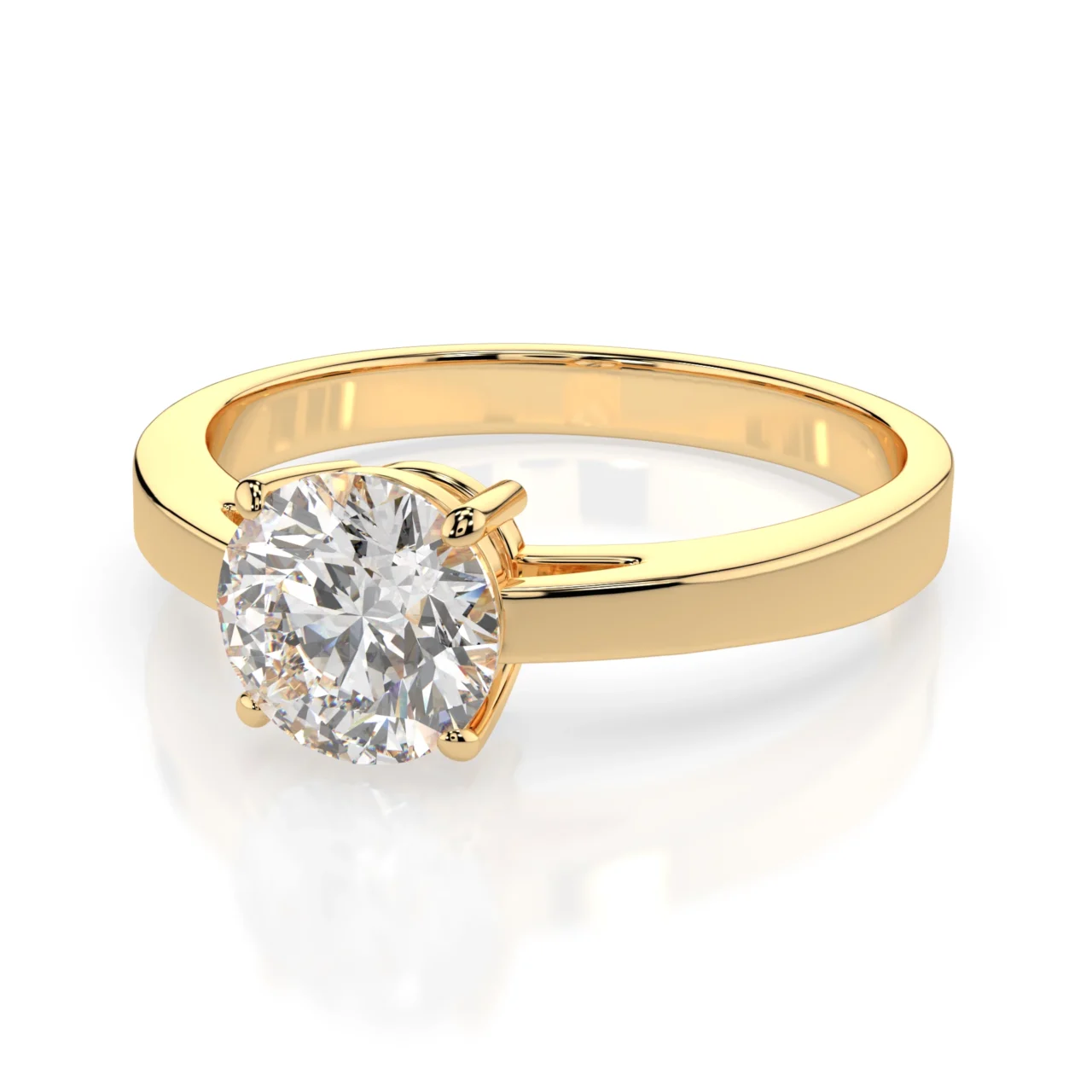 Каблучка Солітер 1.0 ct — фото 5