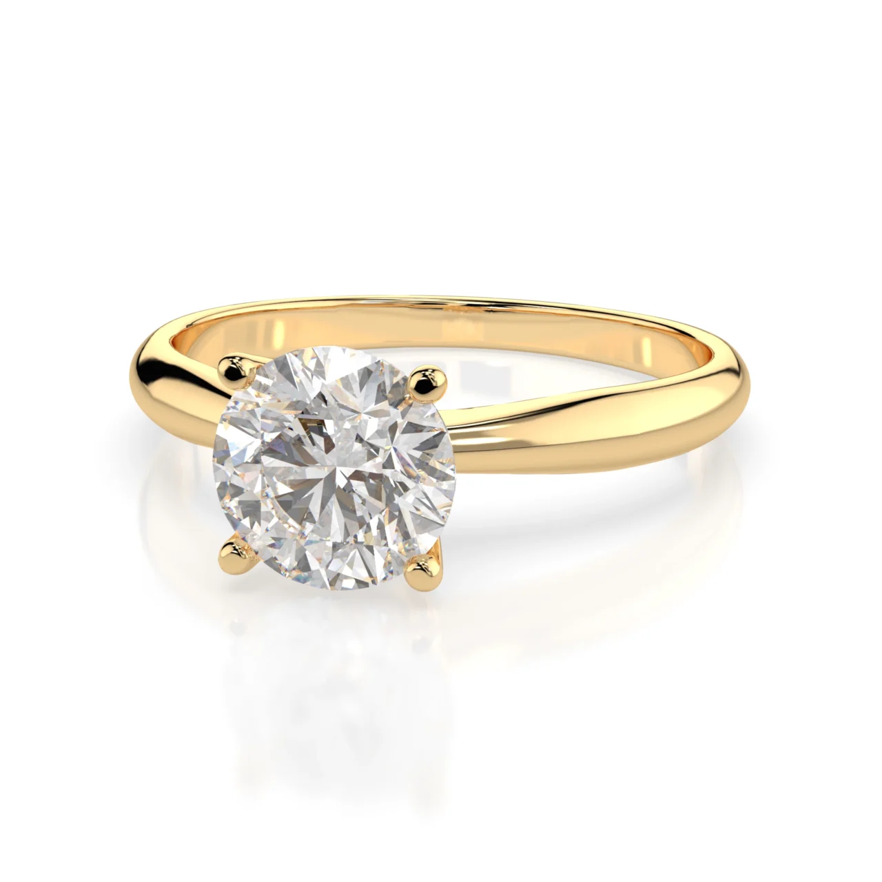 Каблучка Солітер 1.0 ct — фото 5