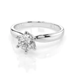 Каблучка Солітер 0.7 ct — фото 2