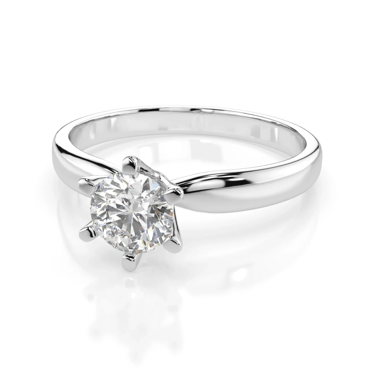 Каблучка Солітер 0.7 ct 2 Каблучка Солітер 0.7 ct — фото 2