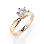 Каблучка Солітер 0.7 ct — фото 6