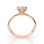 Каблучка Солітер 0.7 ct — фото 7