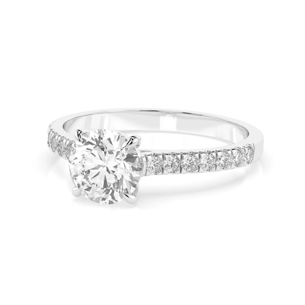 Каблучка Солітер Вічність 0.7 ct — фото 2