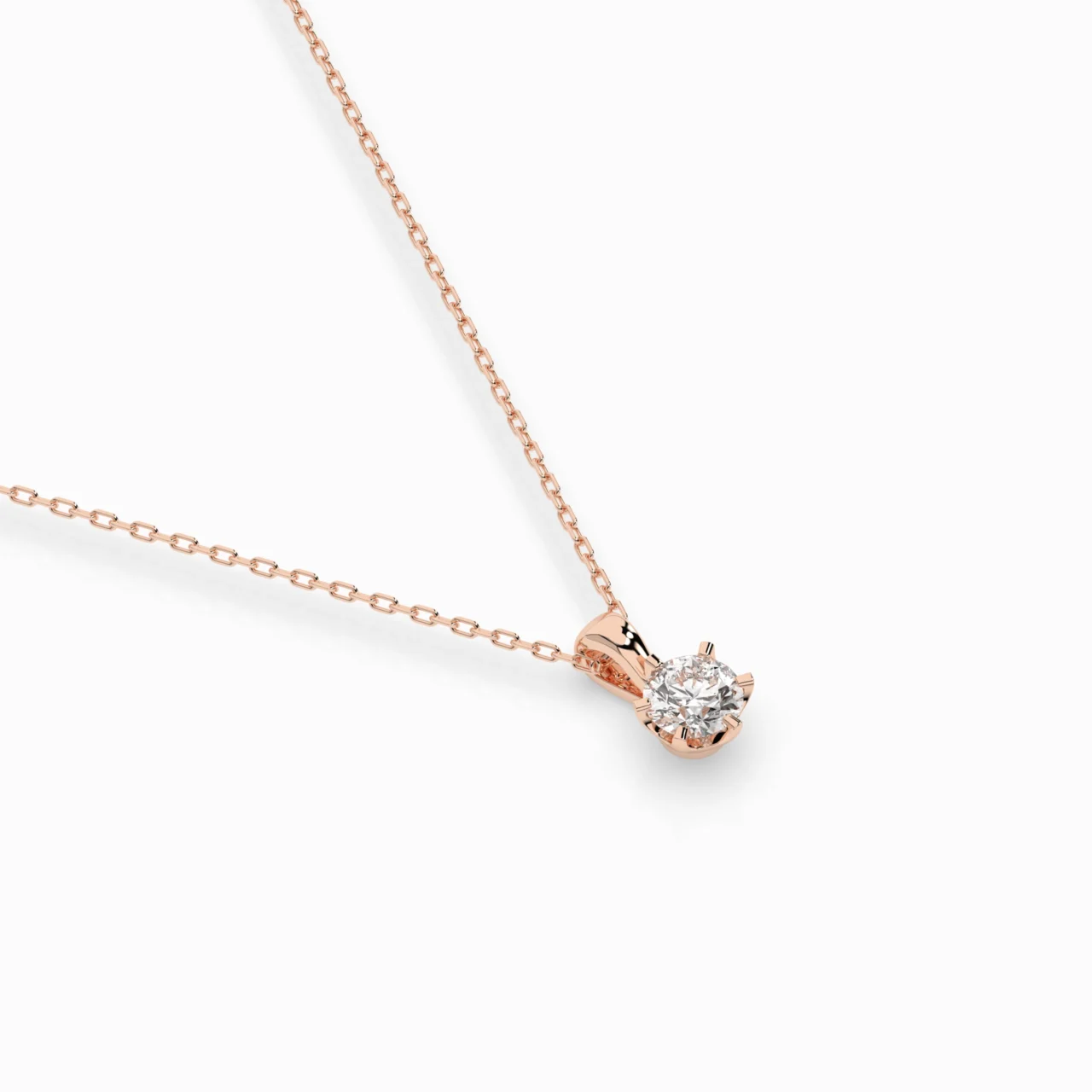 Кольє Солітер 0.3 ct — фото 8