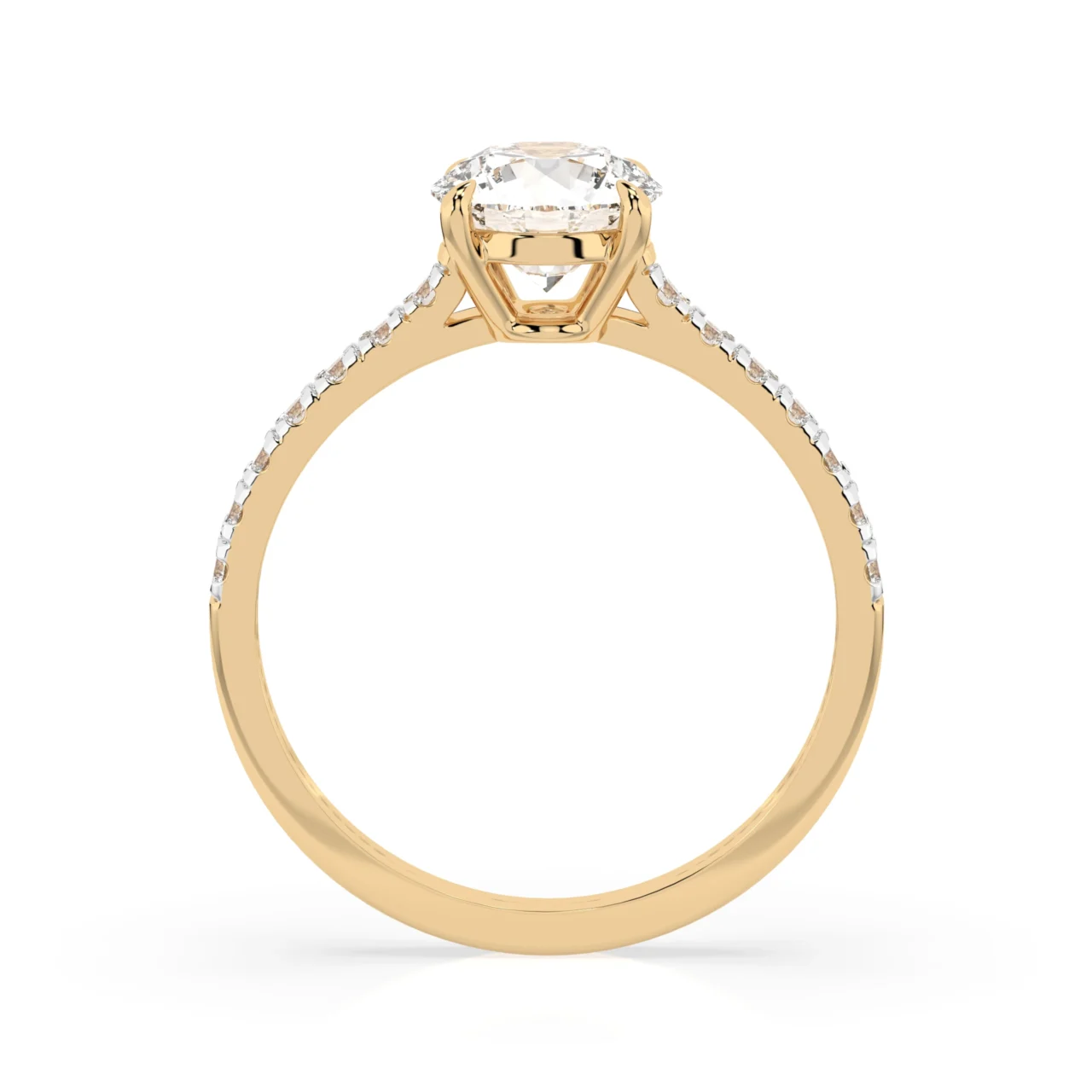 Каблучка Солітер Вічність 1.0 ct — фото 4