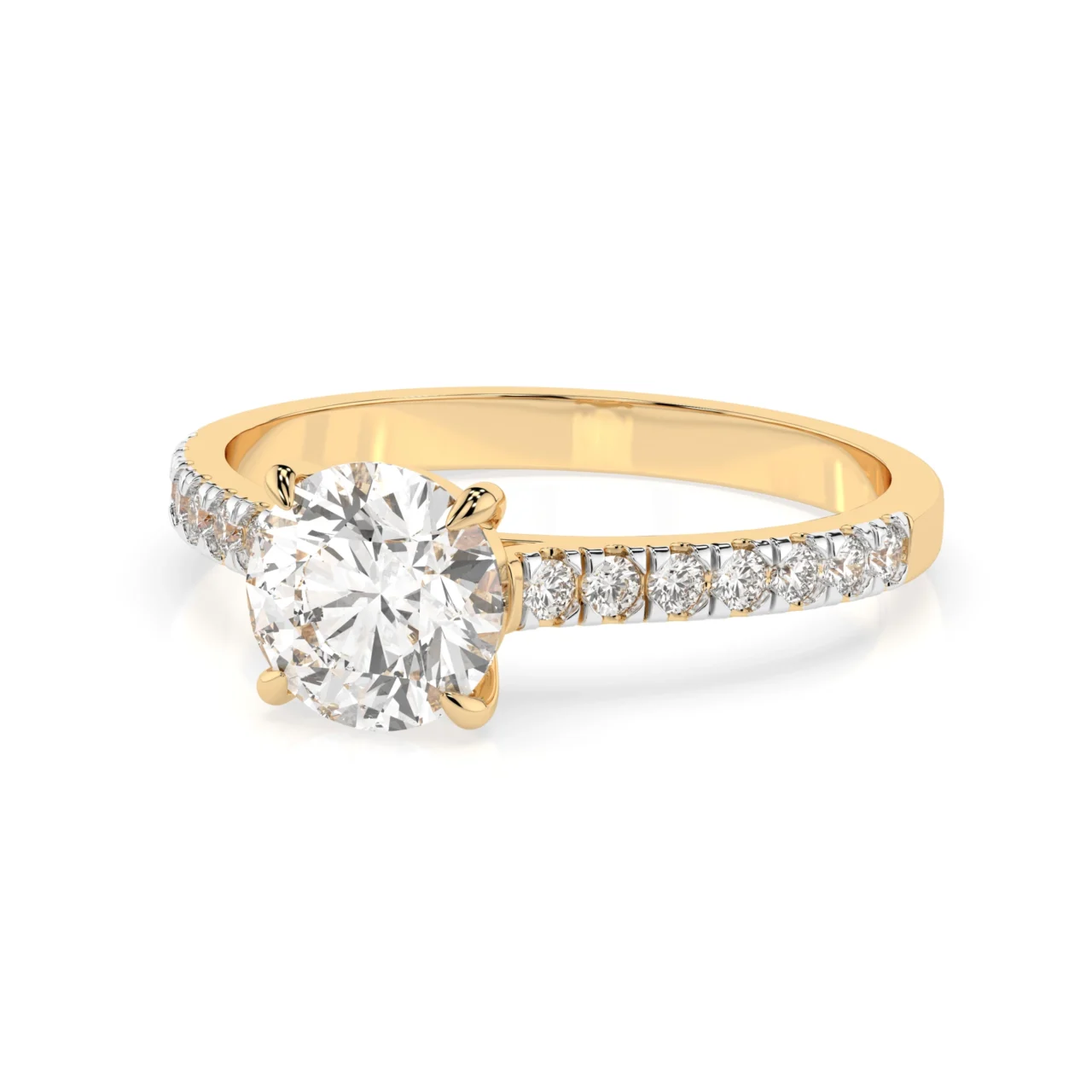 Каблучка Солітер Вічність 1.0 ct — фото 5