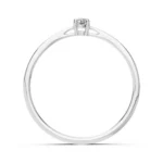 Каблучка Солітер 0.1 ct — фото 2