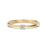 Каблучка Солітер 0.1 ct — фото 6