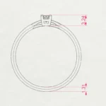 Каблучка Солітер 0.1 ct — фото 11