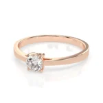 Каблучка Солітер 0.3 ct — фото 9
