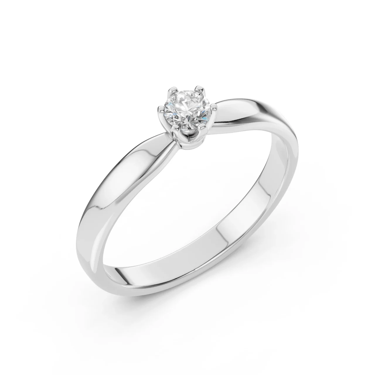 Каблучка Солітер 0.2 ct
