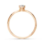 Каблучка Солітер 0.2 ct — фото 8