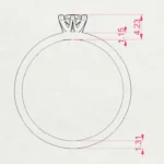 Каблучка Солітер 0.2 ct — фото 11
