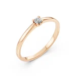 Каблучка Солітер 0.1 ct — фото 7