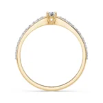 Каблучка Солітер Вічність 0.1 ct — фото 5