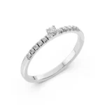 Каблучка Солітер Вічність 0.07 ct