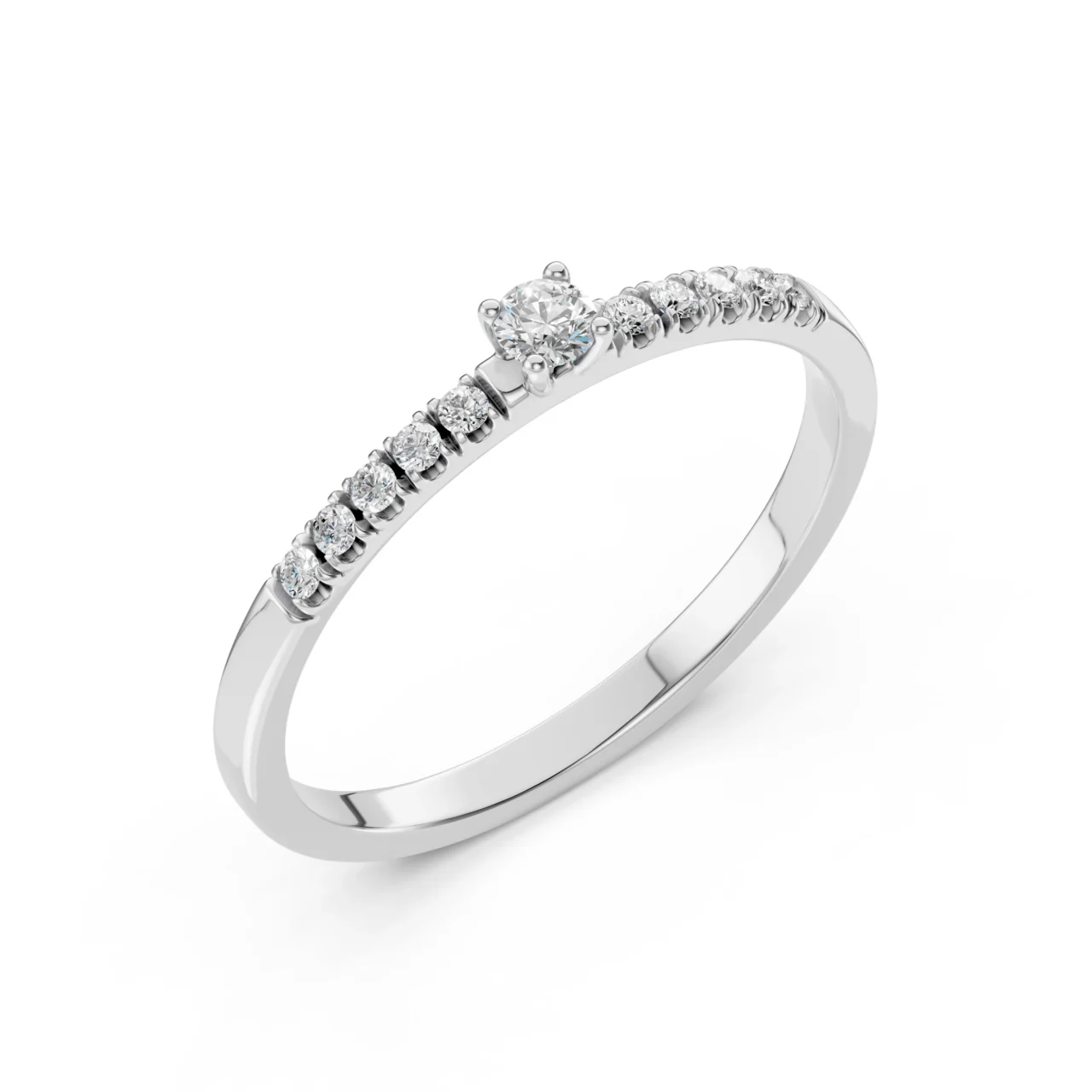 Каблучка Солітер Вічність 0.07 ct 1 Каблучка Солітер Вічність 0.07 ct