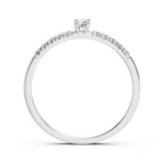 Каблучка Солітер Вічність 0.07 ct — фото 2