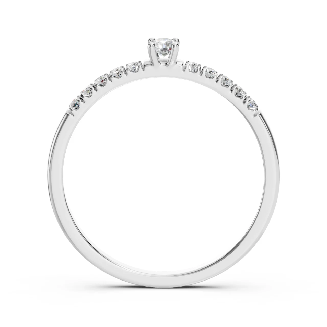 Каблучка Солітер Вічність 0.07 ct 2 Каблучка Солітер Вічність 0.07 ct — фото 2