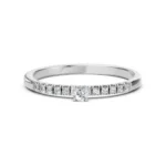 Каблучка Солітер Вічність 0.07 ct — фото 3