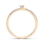 Каблучка Солітер Вічність 0.07 ct — фото 8