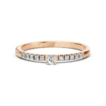 Каблучка Солітер Вічність 0.07 ct — фото 9
