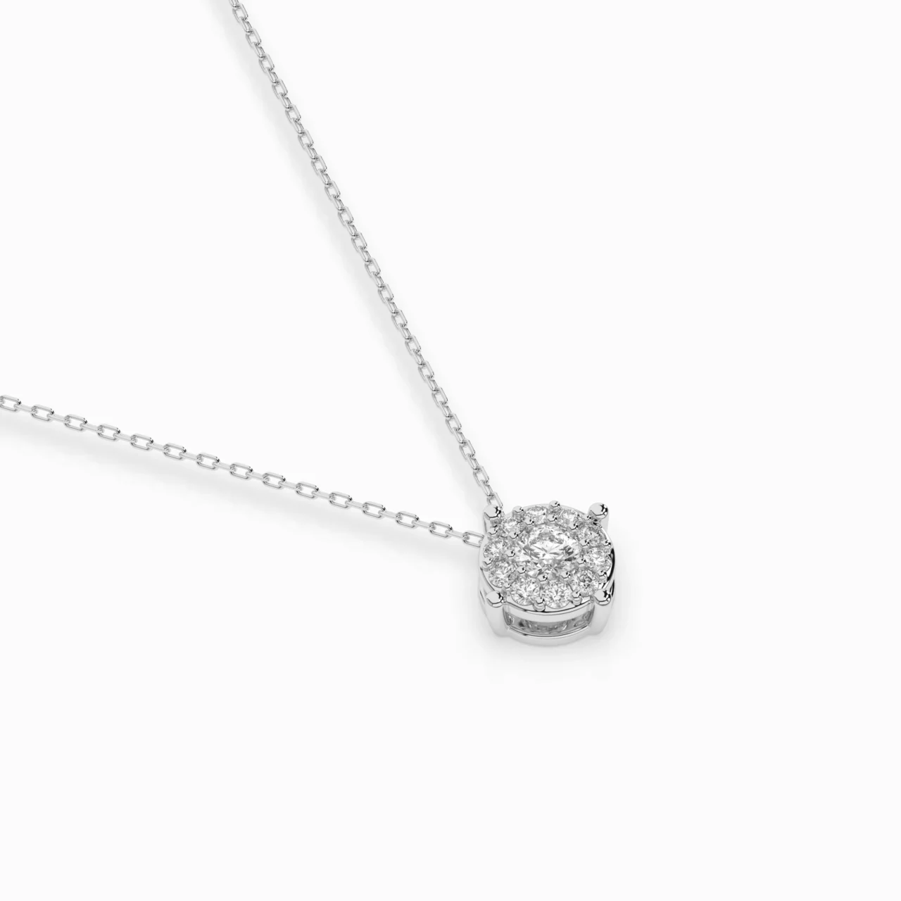 Кольє Солітер Вічність 0.06 ct — фото 3