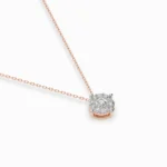 Кольє Солітер Вічність 0.06 ct — фото 9