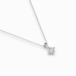 Кольє Солітер 0.1 ct — фото 3