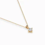Кольє Солітер 0.1 ct — фото 6