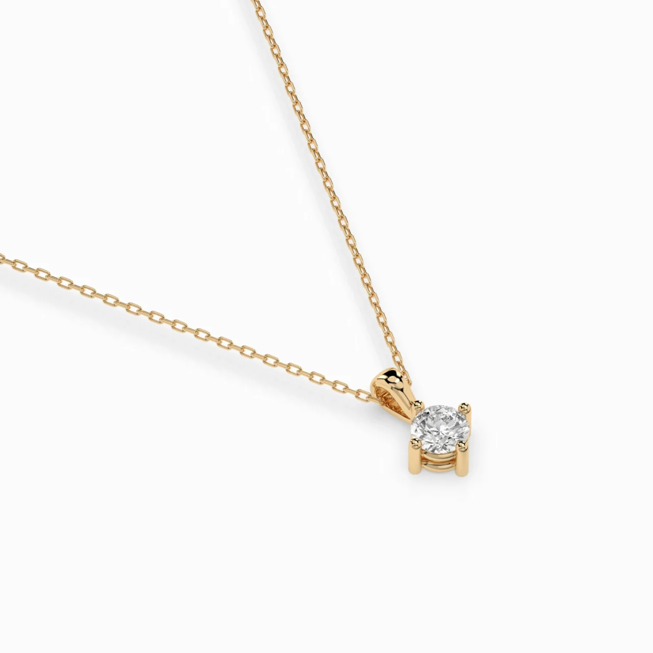 Кольє Солітер 0.1 ct 6 Кольє Солітер 0.1 ct — фото 6