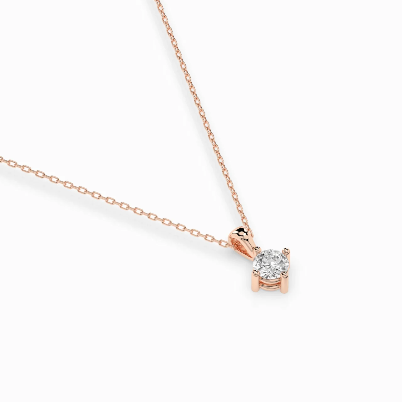 Кольє Солітер 0.1 ct 9 Кольє Солітер 0.1 ct — фото 9