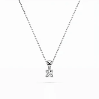 Кольє Солітер 0.08 ct