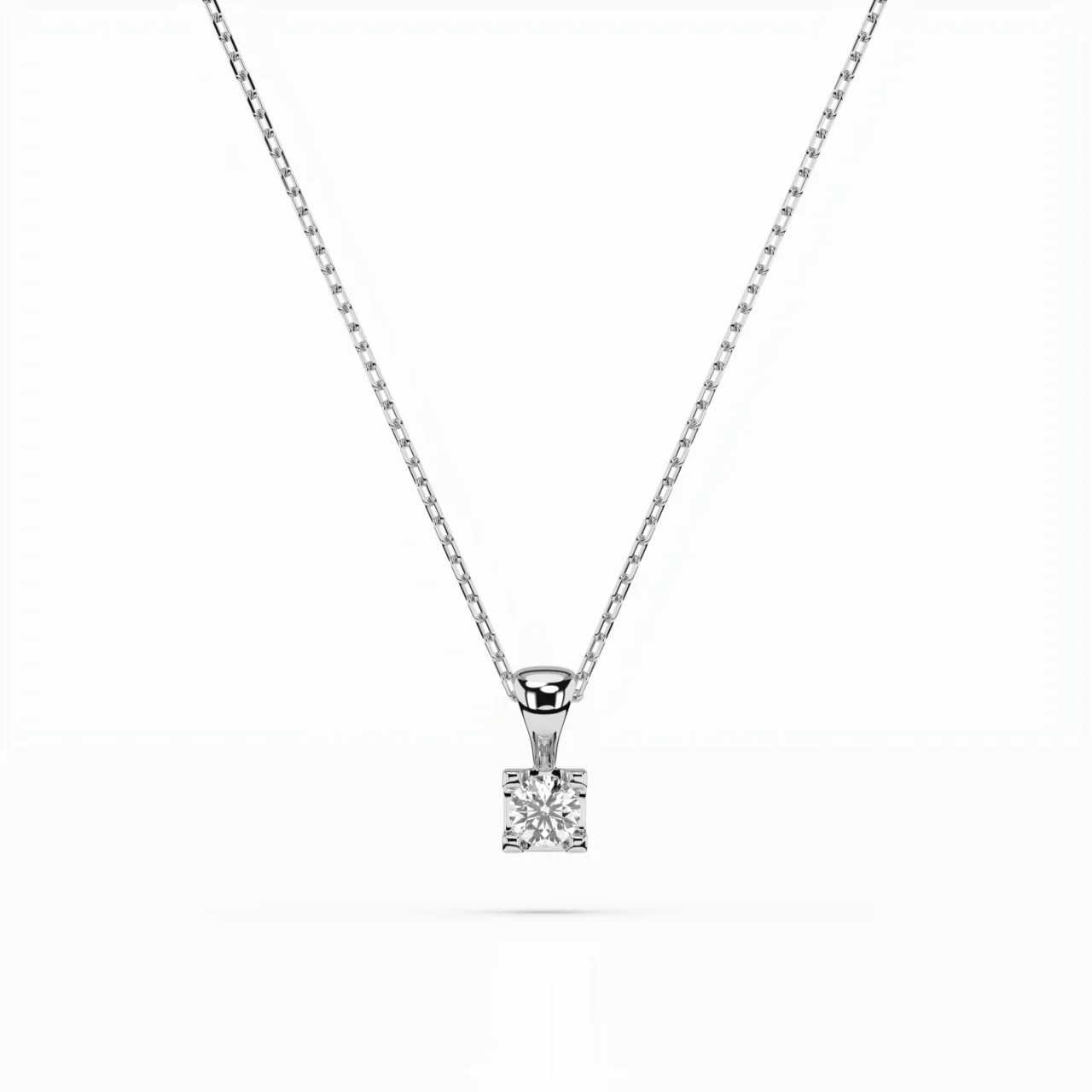 Кольє Солітер 0.08 ct