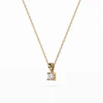 Кольє Солітер 0.08 ct — фото 5