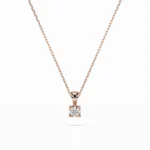Кольє Солітер 0.08 ct — фото 7