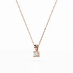 Кольє Солітер 0.08 ct — фото 8
