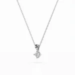 Кольє Солітер 0.08 ct — фото 2