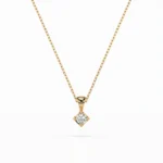 Кольє Солітер 0.08 ct — фото 4
