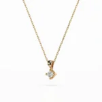 Кольє Солітер 0.08 ct — фото 5