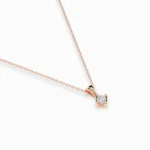 Кольє Солітер 0.08 ct — фото 9