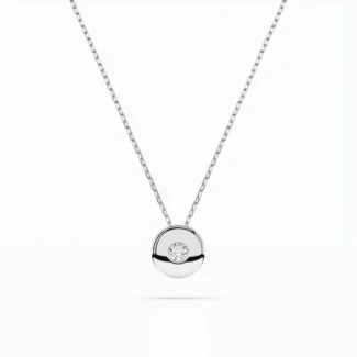 Кольє Солітер 0.04 ct