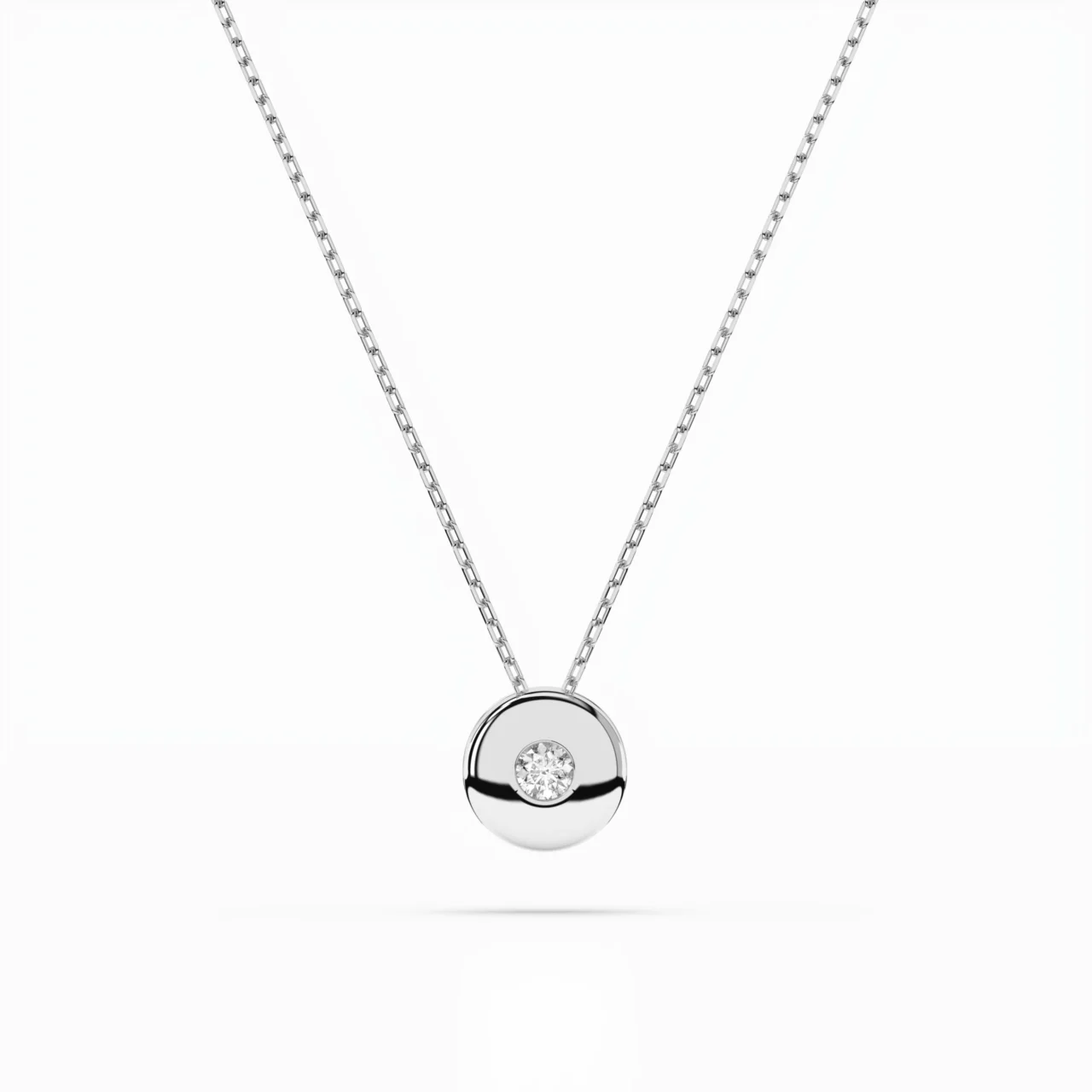 Кольє Солітер 0.04 ct