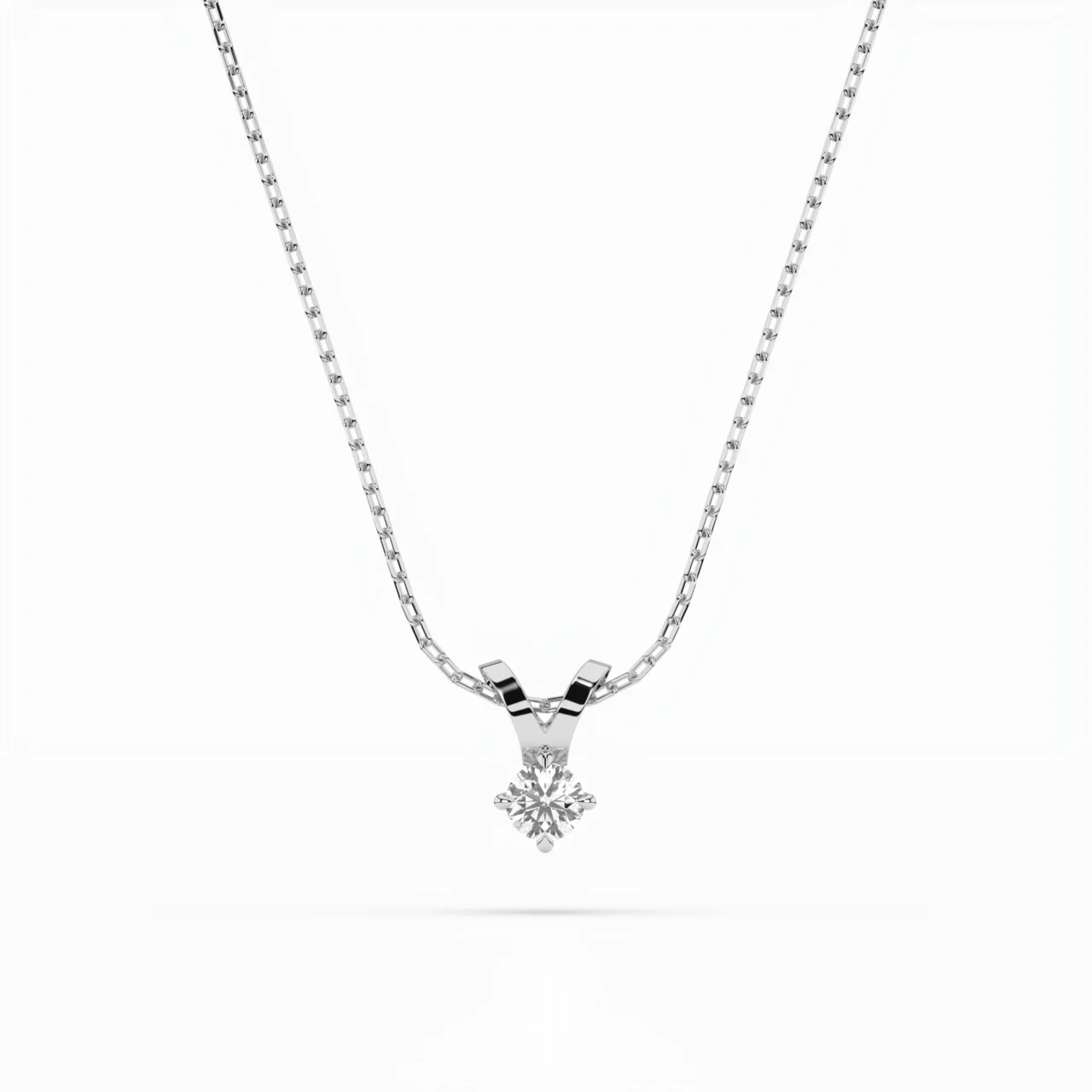 Кольє Солітер 0.2 ct 1 Кольє Солітер 0.2 ct