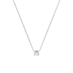 Кольє Солітер 0.1 ct — фото 3