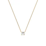 Кольє Солітер 0.1 ct — фото 6