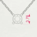 Кольє Солітер 0.1 ct — фото 10