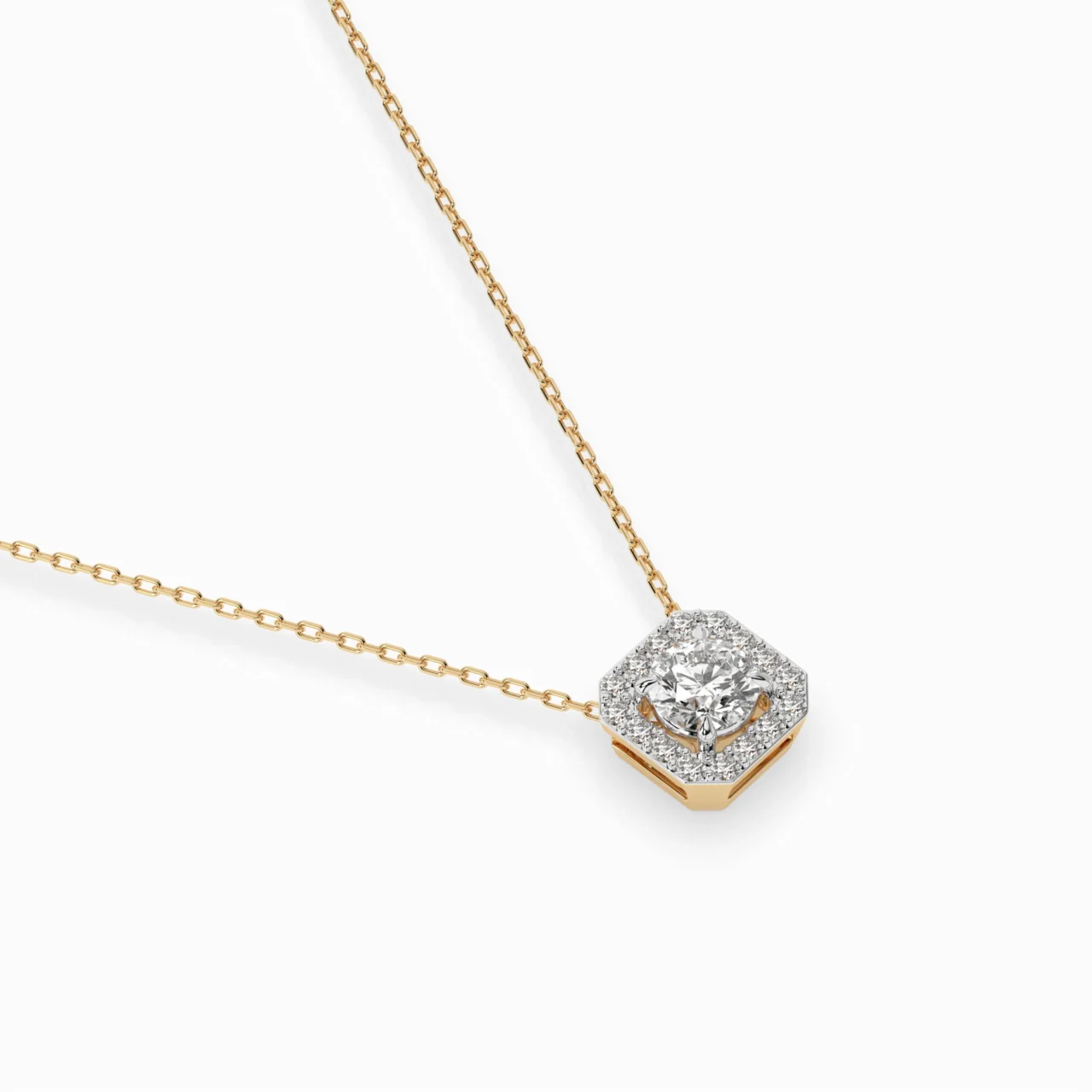 Кольє Солітер Вічність 0.2 ct — фото 6