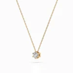 Кольє Солітер 0.15 ct — фото 5